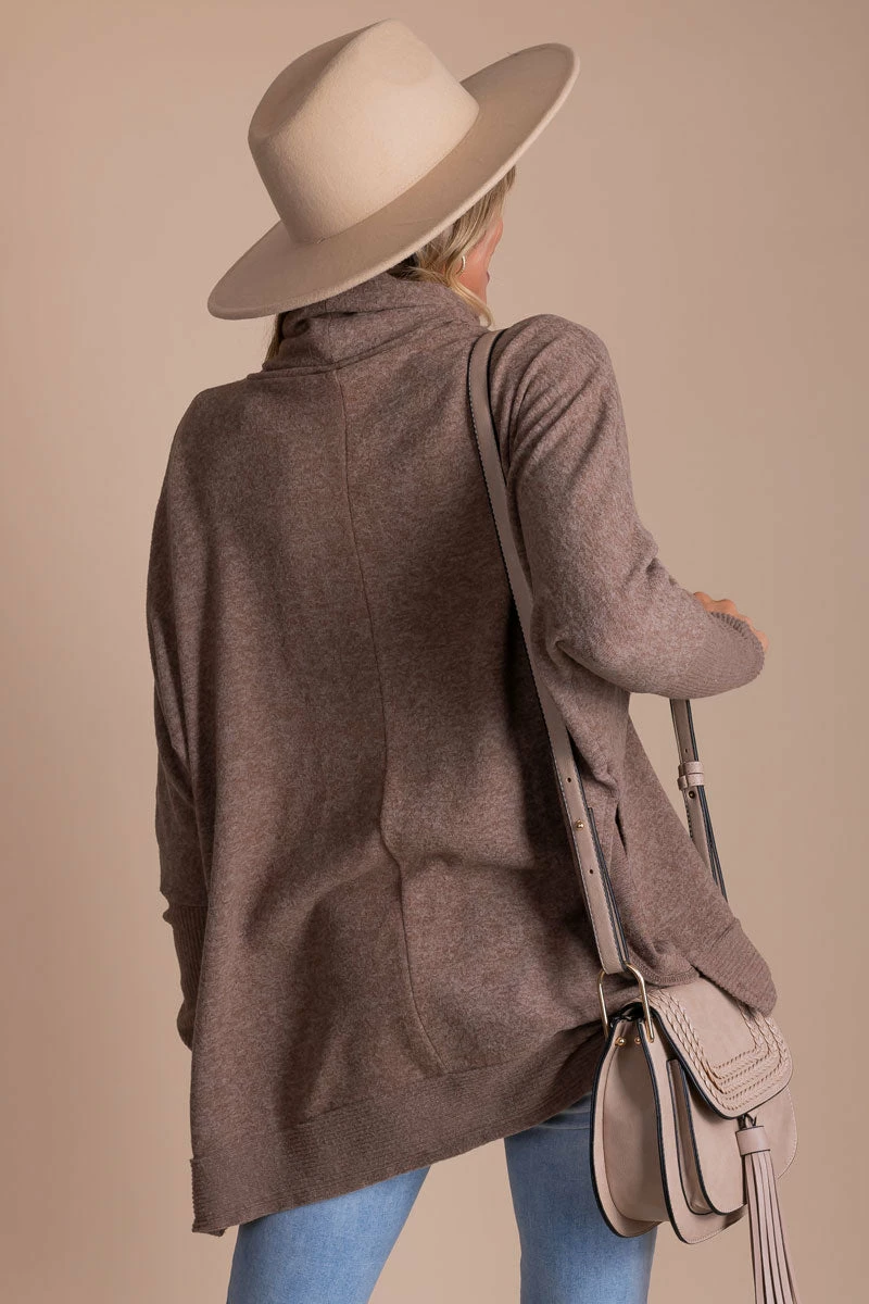 Zenana Highs And Lows Cowl Neck Tunic Top 14 Zenana Highs And Lows Cowl Neck Tunic Top - Image 14