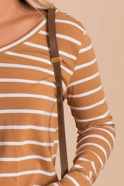 Bella Ella Boutique Everything You Need Burgundy Striped Top -Bella Ella Sales brown detail 677973d3 4178 4080 8853 b6b3591bad9c 5000x