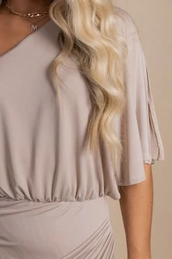 Mainstrip A Lifetime Of Wishes One-Shoulder Midi Dress -Bella Ella Sales brown detail af6afc78 aa00 4215 9f00 7cbefdaf160c 5000x