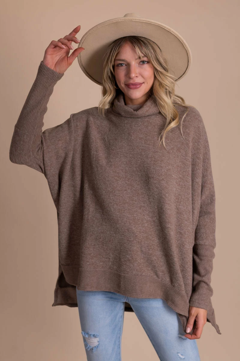 Zenana Highs And Lows Cowl Neck Tunic Top 12 Zenana Highs And Lows Cowl Neck Tunic Top - Image 12