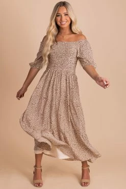 Polagram On The Wild Side Patterned Maxi Dress 12 Polagram On The Wild Side Patterned Maxi Dress -Bella Ella Sales brown front 9d8acc42 0fb2 4692 921e 28006ebac2db 5000x