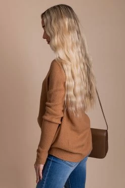 Be Cool Happy To Be Here Knit Sweater 12 Be Cool Happy To Be Here Knit Sweater -Bella Ella Sales brown side 4717736e 939b 4287 929c 56cca2580d4a 5000x