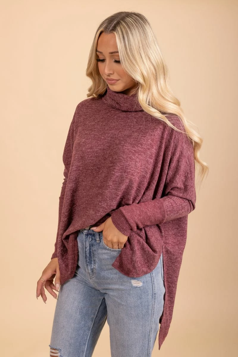 Zenana Highs And Lows Cowl Neck Tunic Top 4 Zenana Highs And Lows Cowl Neck Tunic Top - Image 4