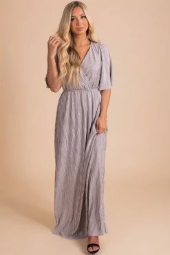 Stylive Clair De Lune Maxi Dress -Bella Ella Sales clair de lune silver front 5000x