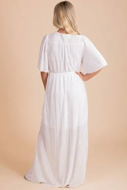 Stylive Clair De Lune Maxi Dress -Bella Ella Sales clair de lune white back 5000x