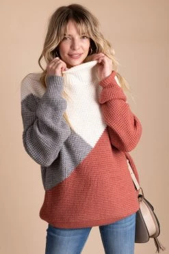 Eesome Berries And Cream Turtleneck Sweater -Bella Ella Sales cozy 5000x