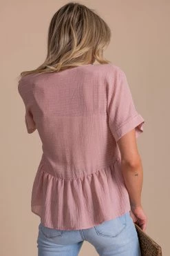 Mine & E&M Balcony View Peplum Top -Bella Ella Sales dark back 9d5d5899 4ad2 46c1 a545 c9968a04c38e 5000x