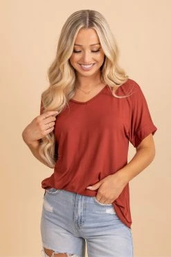 Zenana Wait For You V-Neck Top