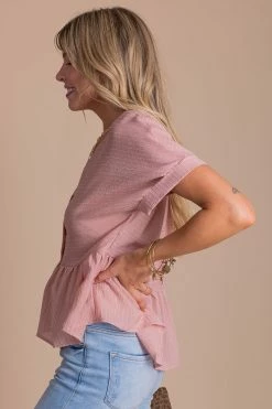 Mine & E&M Balcony View Peplum Top -Bella Ella Sales dark side 04c39234 03f3 4620 8771 79fb2454b174 5000x