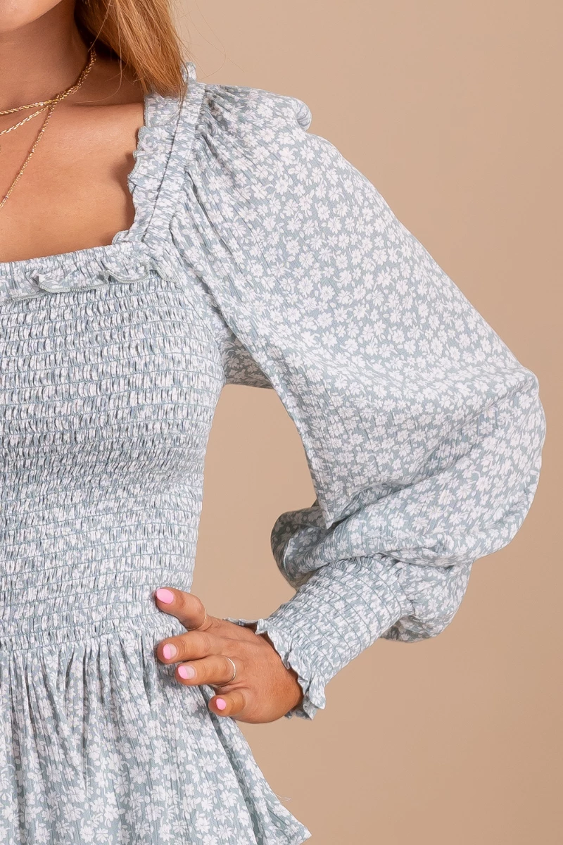 In Loom Desert Wildflower Smocked Long Sleeve Top 7 In Loom Desert Wildflower Smocked Long Sleeve Top - Image 7