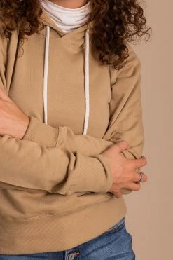 Reflex Schooled You Long Sleeve Hoodie - Light Brown -Bella Ella Sales detail 0626dda6 651a 44a4 a449 b886036f6bbd 5000x