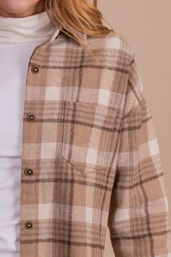 Lily Clothing One With Nature Plaid Button Up Top -Bella Ella Sales detail 2cbea38c f251 41b8 8cd9 6abba84ee542 5000x