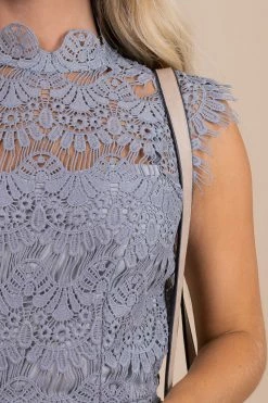 Kay Fashion Isn't She Lovely Lace Mini Dress - Gray -Bella Ella Sales detail 3268a715 e737 4cfc abba c1969888a9b1 5000x