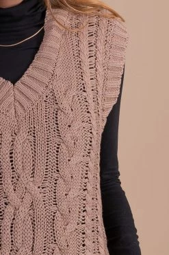 Be Cool Winter Nutmeg Cable Knit Sweater Vest - Light Brown -Bella Ella Sales detail 3733e25f 2413 41d2 a740 3ae20f9ca11e 5000x