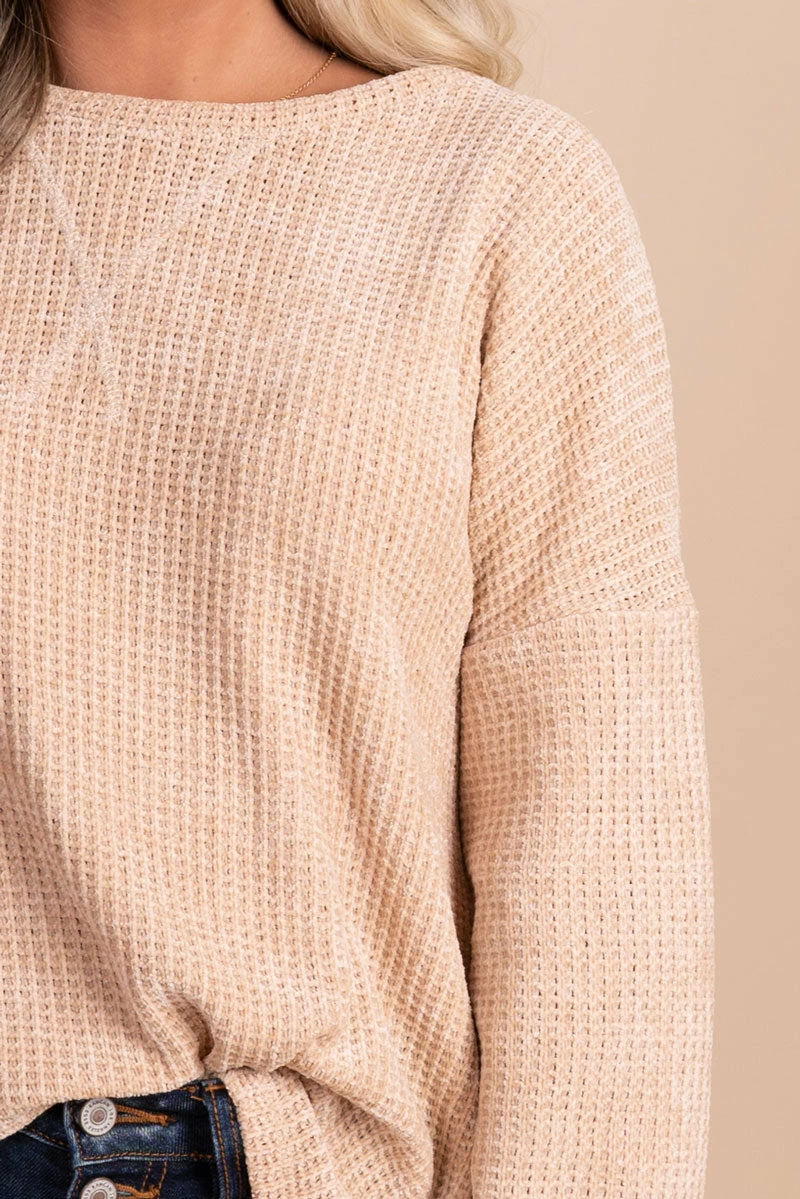 7th Ray Oh So Simple Knit Pullover Sweater 3 7th Ray Oh So Simple Knit Pullover Sweater - Image 3