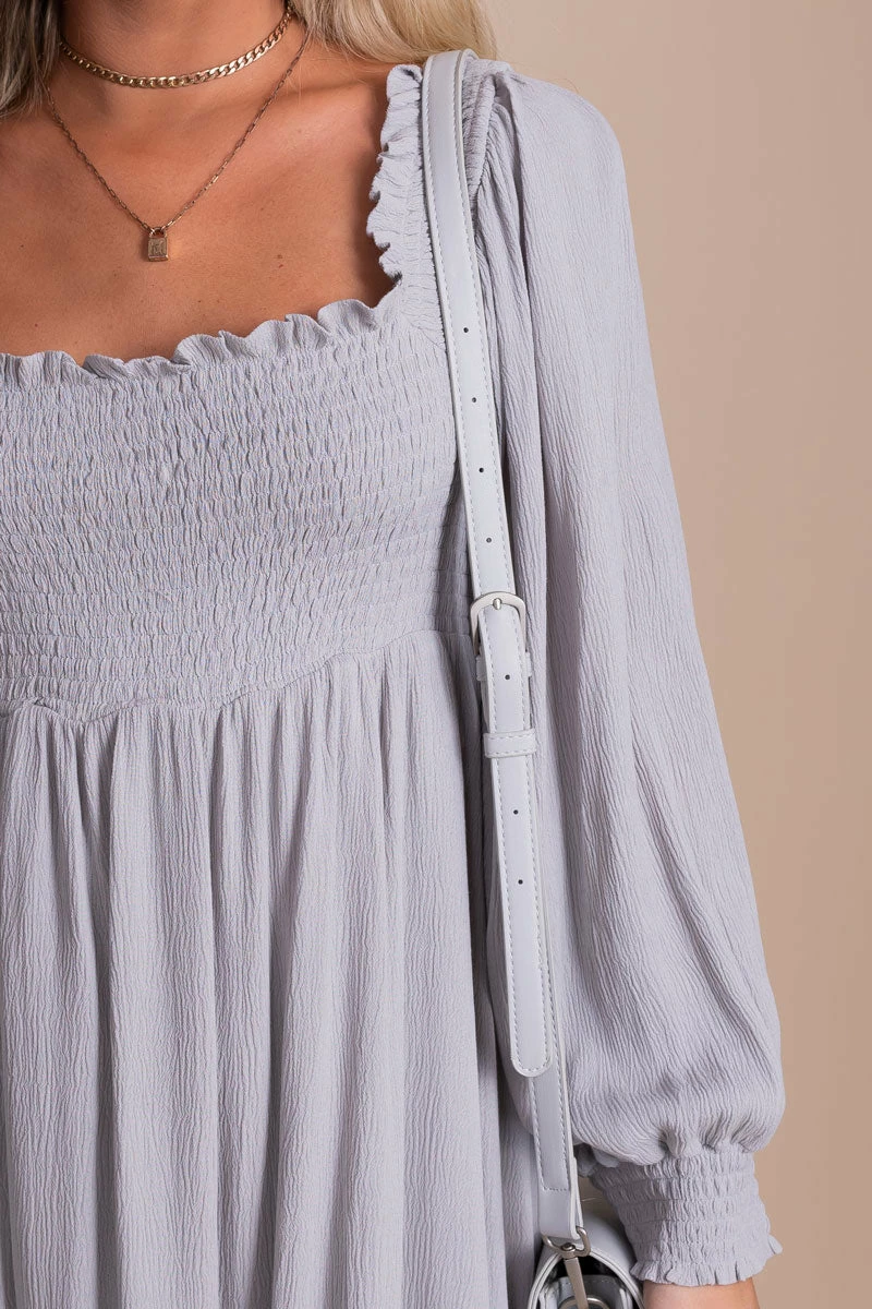 Listicle Gentle Gleam Long Sleeve Mini Dress 3 Listicle Gentle Gleam Long Sleeve Mini Dress - Image 3