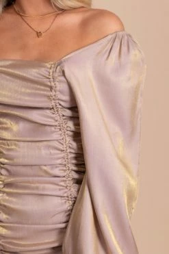 Kay Fashion Golden Opportunity Puff Sleeve Mini Dress - Light Purple -Bella Ella Sales detail 66f6e75f f077 4b69 b51d 45ed5b8b8242 5000x