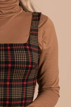 Chocolate Everything Nice Plaid Mini Dress - Black -Bella Ella Sales detail 7ced5de5 0b78 4bc4 bdcb 22e106e8ce85 5000x