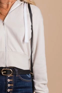 Reflex Moonstone Cropped Zip-Up Hoodie - Off White -Bella Ella Sales detail a34dbb6b 3b82 4aa9 a778 77e60b795eb6 5000x