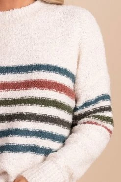 Stacatto Crazy Beautiful Life Striped Pullover Sweater -Bella Ella Sales detail a7e11ec5 25ce 4227 bff4 36d244bec504 5000x