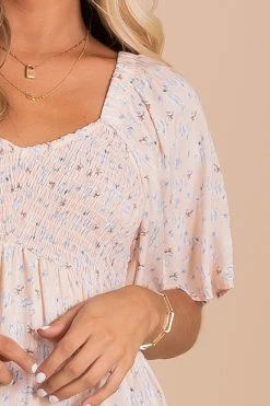 In Loom Flower Fields Smocked Maxi Dress - Pink -Bella Ella Sales detail b68213e9 b2b8 483a 8374 f0d639ebbc9e 5000x