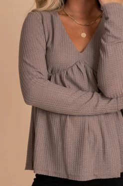 In Loom Here With You Long Sleeve Waffle Top -Bella Ella Sales detail dd6afbcf b7f9 472c a218 a63412ec4a47 5000x