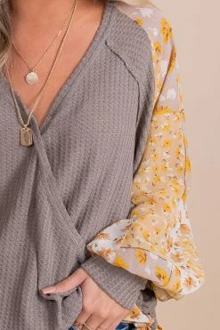 L Love Inc Marigold Medley Faux Wrap Top 17 L Love Inc Marigold Medley Faux Wrap Top -Bella Ella Sales detail e1f71f3d e2c6 4927 85c0 6d73f51356aa 5000x