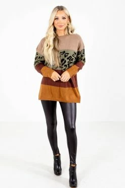 Lime N' Chili Get Loud Olive Color Block Sweater -Bella Ella Sales eggplant 5 f4db1d87 7950 4917 b2e1 58ec3d30ffd0 5000x
