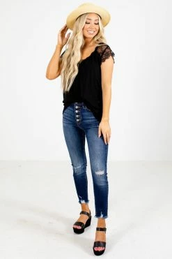 Shiying Fashion Feeling Good Lace Top -Bella Ella Sales feelinggoodtop black full 5000x