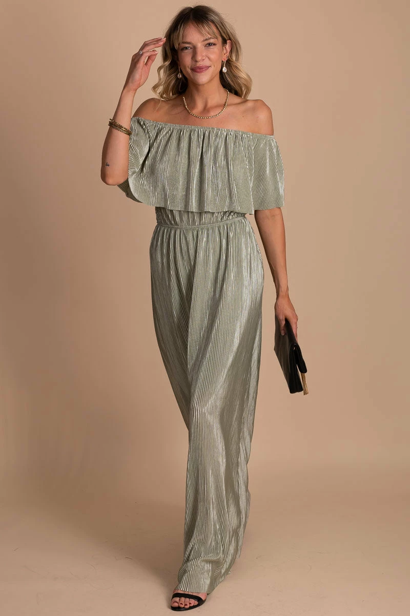 See & Be Seen Slow Dancing Ribbed Off Shoulder Maxi Dress 12 See & Be Seen Slow Dancing Ribbed Off Shoulder Maxi Dress - Image 12