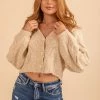 Wholesale Fashion Trends Sunshine Girl Button Up Sweater