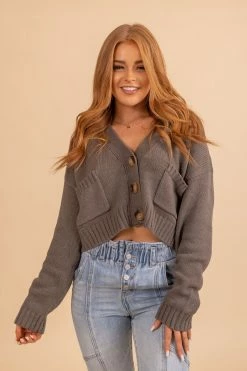 Wholesale Fashion Trends In The Moment Button Up Cardigan