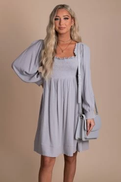 Listicle Gentle Gleam Long Sleeve Mini Dress