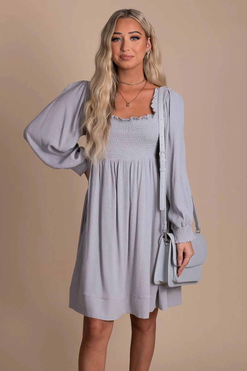 Listicle Gentle Gleam Long Sleeve Mini Dress 1 Listicle Gentle Gleam Long Sleeve Mini Dress