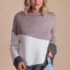 Eesome On A Hayride Turtleneck Sweater - Gray