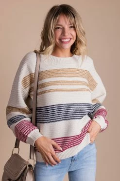 Eesome For The Better Striped Sweater