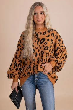 HYFVE Wild And Free Animal Print Sweater