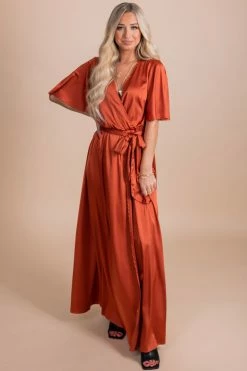 Dress Day Queen Of Hearts Satin Wrap Dress - Red -Bella Ella Sales full 12dffdf9 e1c5 48bc 8cb1 966530025eb4 5000x