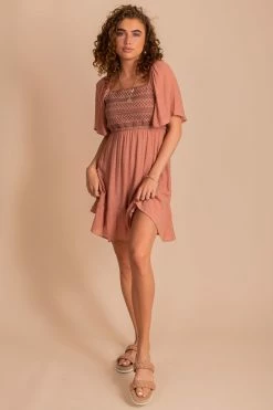Mine & E&M Sunset Dream Mini Dress - Pink -Bella Ella Sales full 7557d111 7ff9 4056 9361 1250fbe8f1d5 5000x