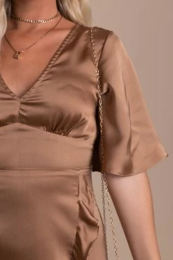 Dress Day Stop And Stare Shimmery Maxi Dress -Bella Ella Sales gold detail 5000x