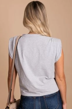 IRIS Fresh Take Boxy Tee -Bella Ella Sales gray back 4a45ea14 86d3 4803 89d6 bd3863d1a4b9 5000x