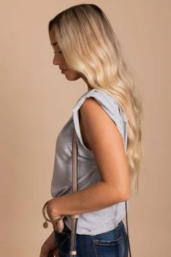 IRIS Fresh Take Boxy Tee -Bella Ella Sales gray side 8b0278da 2ba2 4dee b20f b10abd5420f5 5000x