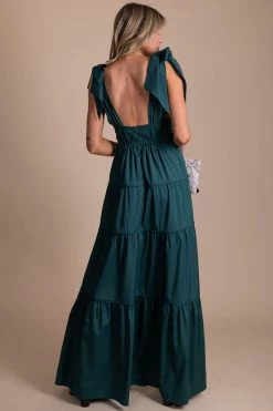 Kay Fashion Little Confessions Button Front Maxi Dress -Bella Ella Sales green back 29580ddb 7be9 46de 8d5a 0c2c915a1286 5000x