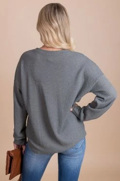 7th Ray Road To Home Waffle Knit Sweater 10 7th Ray Road To Home Waffle Knit Sweater -Bella Ella Sales green back 62a99eb7 d825 4417 9f9a d85ad4576a58 5000x