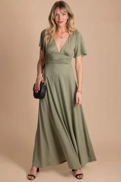 Dress Day Dreamy Romance Flutter Sleeve Maxi Dress 13 Dress Day Dreamy Romance Flutter Sleeve Maxi Dress -Bella Ella Sales green full 21c9649f a2b4 4ce0 a616 73c388d6746d 5000x