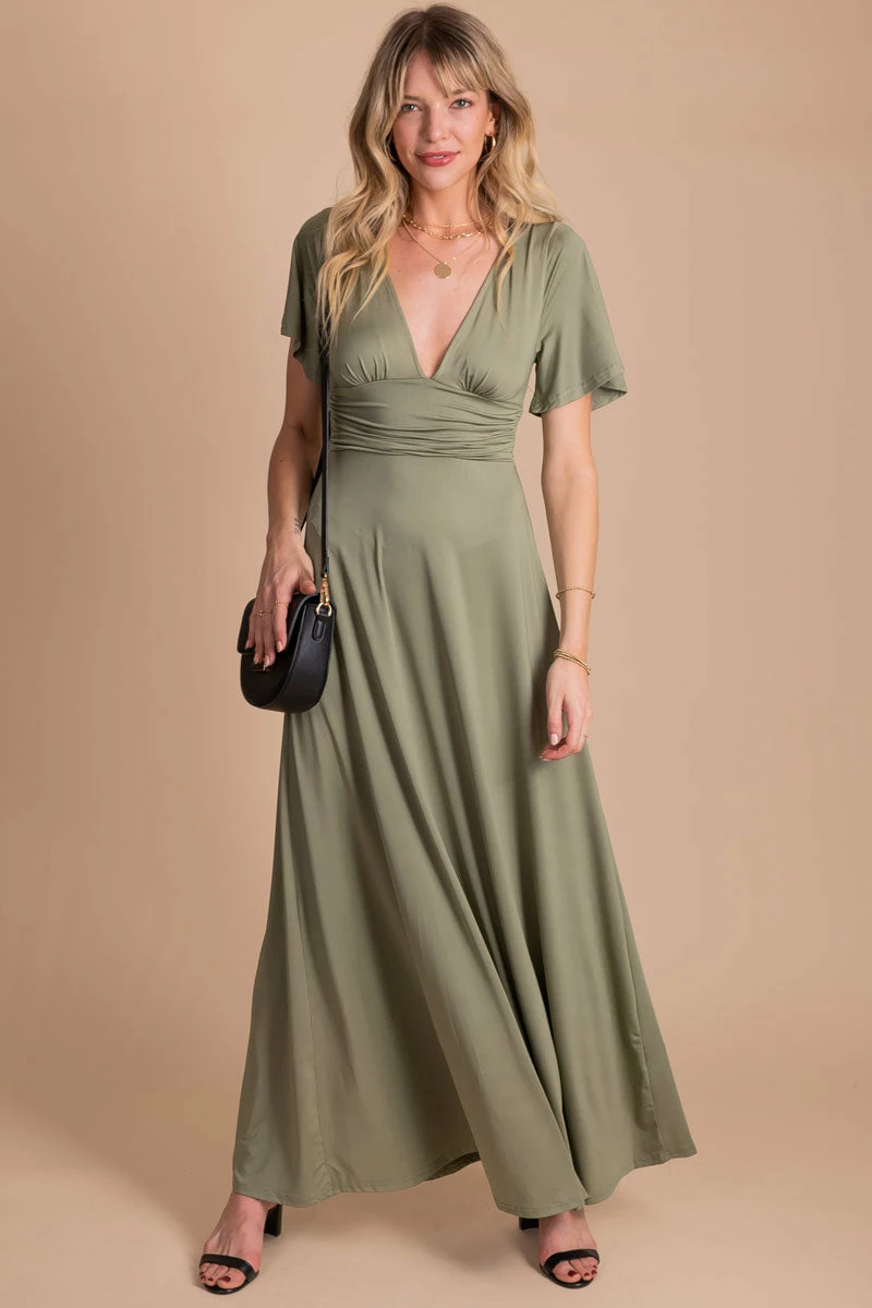 Dress Day Dreamy Romance Flutter Sleeve Maxi Dress 6 Dress Day Dreamy Romance Flutter Sleeve Maxi Dress - Image 6