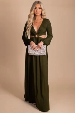 Dress Day Feeling Luxe Cutout Maxi Dress 14 Dress Day Feeling Luxe Cutout Maxi Dress -Bella Ella Sales green full cd3659fd 9a55 42d4 ba40 db59a811de89 5000x