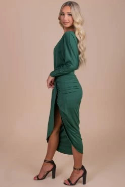 Dress Day Good For My Soul Long Sleeve Midi Dress 25 Dress Day Good For My Soul Long Sleeve Midi Dress -Bella Ella Sales green side 0c2375c3 d732 48f8 850f c5d80044e238 5000x