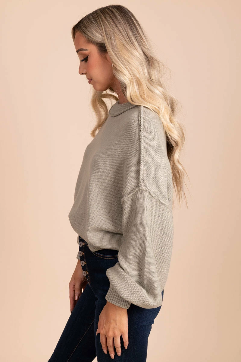 Blu Pepper Snow In The City Long Sleeve Pullover Sweater 2 Blu Pepper Snow In The City Long Sleeve Pullover Sweater - Image 2