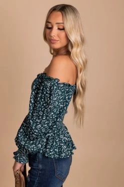 In Loom Desert Wildflower Smocked Long Sleeve Top 32 In Loom Desert Wildflower Smocked Long Sleeve Top -Bella Ella Sales green side d1b7b92a b0ab 4284 a188 bdb44eb3b815 5000x